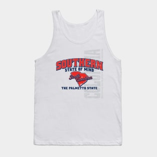 Southern State of Mind-South Carolina 1 white Tank Top